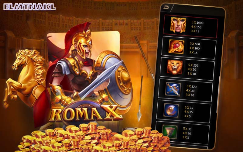 สัญลักษณ์ต่าง ๆ ภายในเกม Roma X 